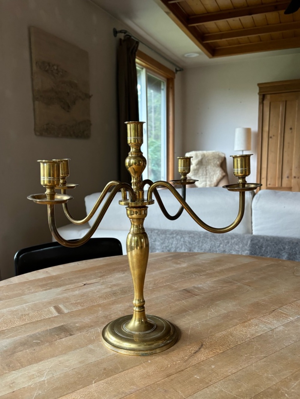 Vintage Brass Candelabra